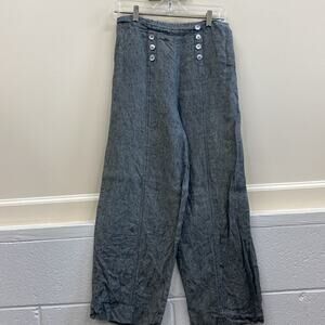 Willow Brand women’s size medium gray loose fitting linen pants